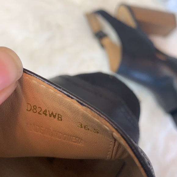 Geox Respira Women’s Audalies Black Open Toe Block Heel Sandals Size 36.5 EU - Picture 9 of 15